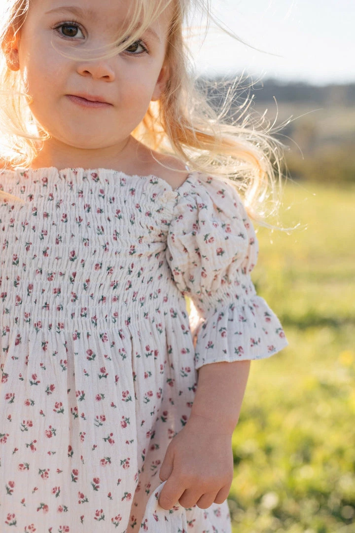 & Merci Mini Adalyn Smocked Dress Kids