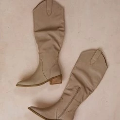 Let's See Style Charlee Knee High Boots Shoes