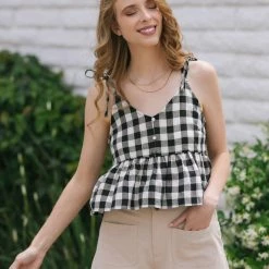 Blu Pepper Elena Tie Shoulder Top