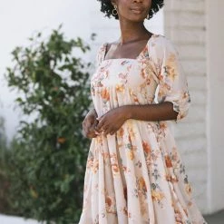 Sweet Lemon Marilyn Babydoll Mini Dress