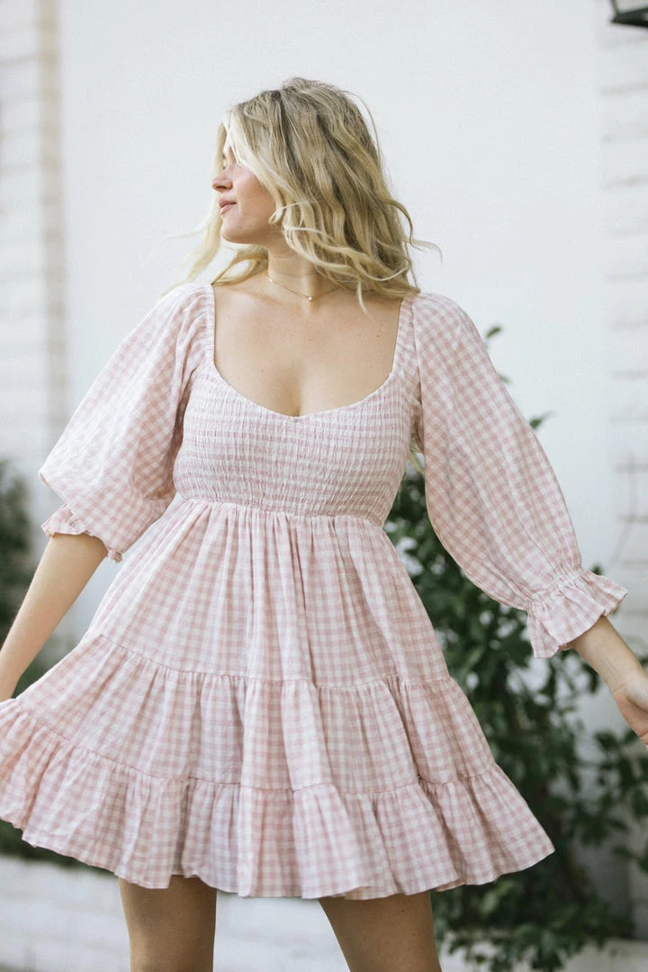 Mable Clothing Nadia Tiered Mini Dress