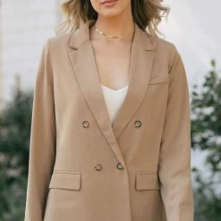 Aaron & Amber Agnes Double Breasted Blazer Work Essentials