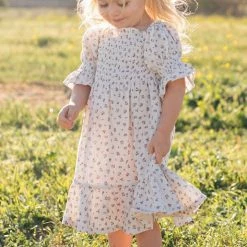 & Merci Mini Adalyn Smocked Dress Kids
