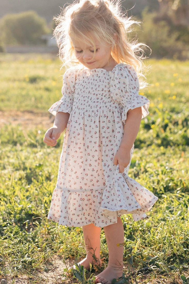& Merci Mini Adalyn Smocked Dress Kids