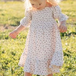 & Merci Mini Adalyn Smocked Dress Kids