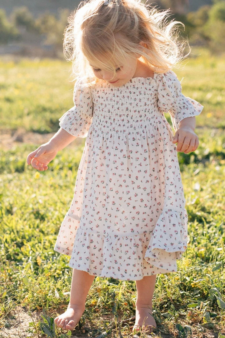 & Merci Mini Adalyn Smocked Dress Kids