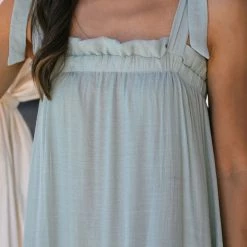 Blu Pepper Maternity Friendly Annette Tie Shoulder Dress