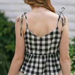 Blu Pepper Elena Tie Shoulder Top