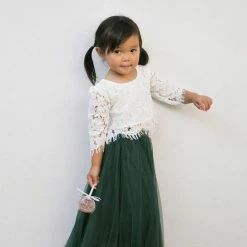 Lucy Paris Mini Vienna Pleated Tulle Skirt