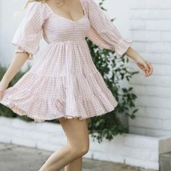 Mable Clothing Nadia Tiered Mini Dress