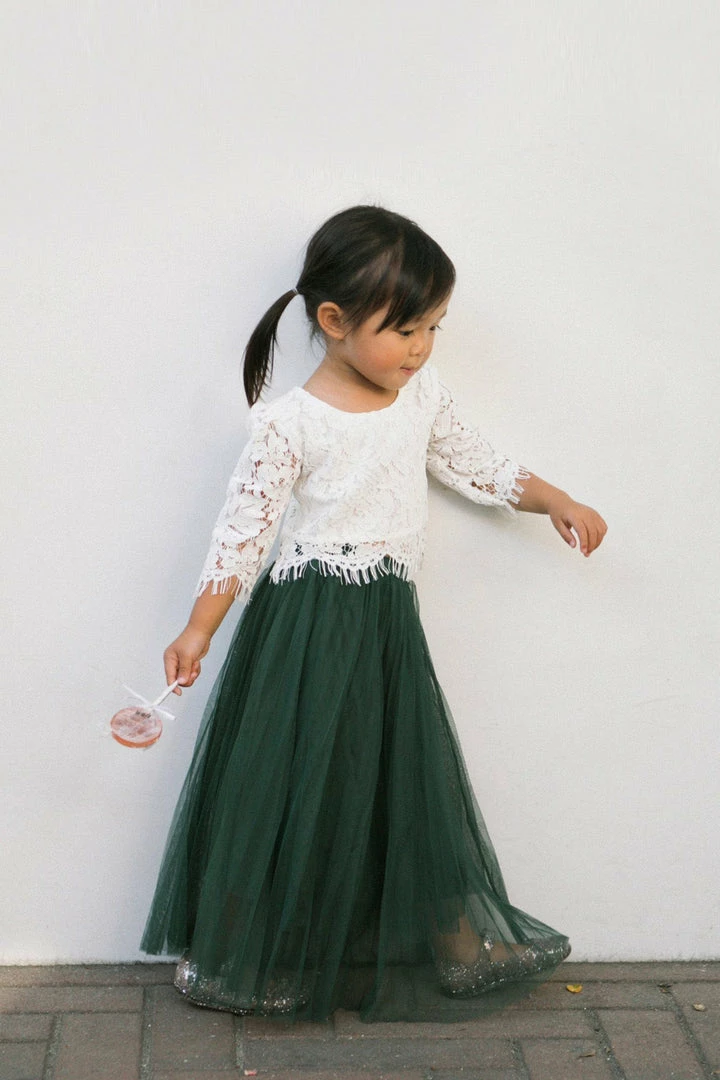 Lucy Paris Mini Vienna Pleated Tulle Skirt