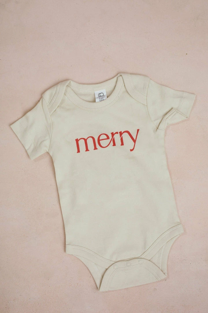 Gladfolk Merry Organic Baby Onesie