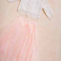 Salon De Bebe Kids Tulle Maxi Skirt
