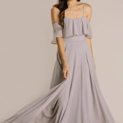 INA Adele Ruffle Maxi Dress Bridal