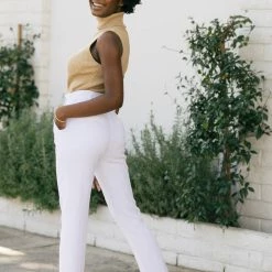 Crescent Lori Sleeveless Turtleneck Top