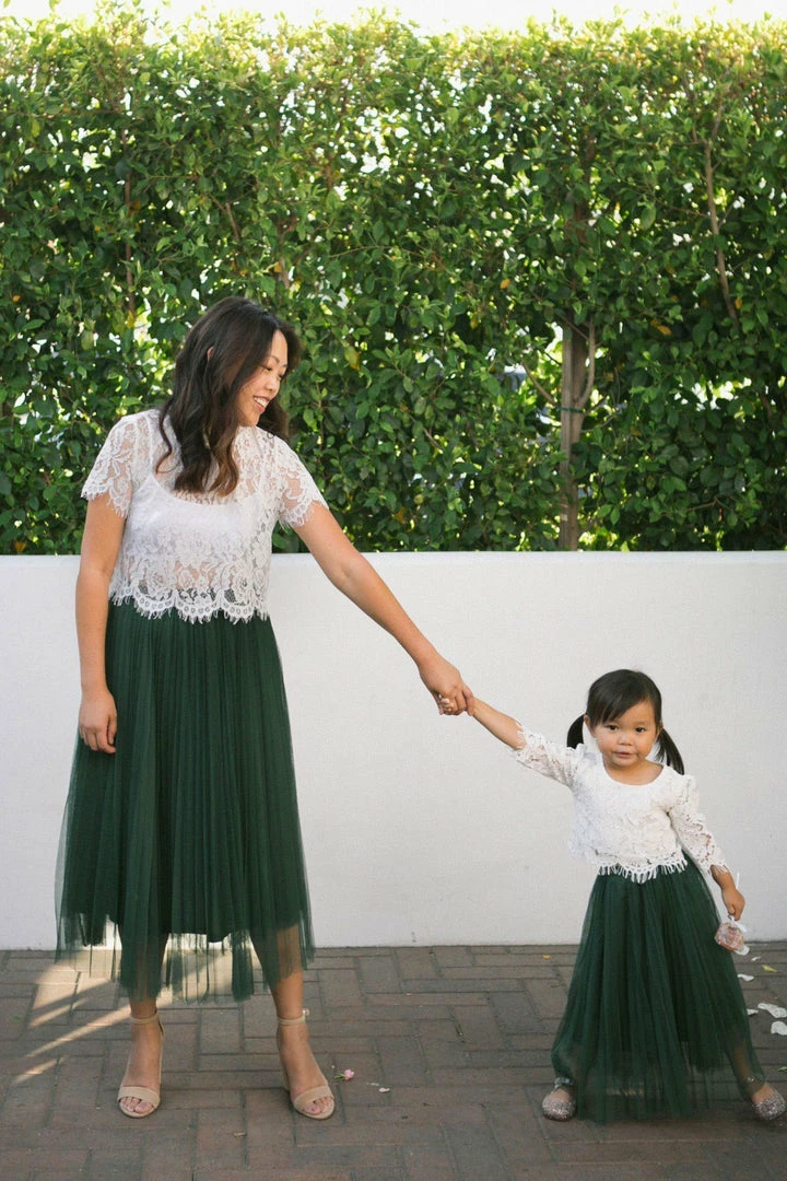 Lucy Paris Mini Vienna Pleated Tulle Skirt