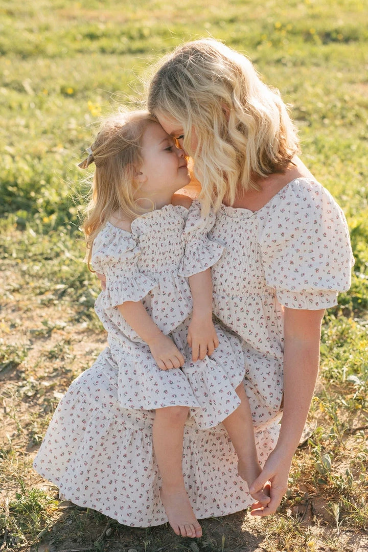 & Merci Mini Adalyn Smocked Dress Kids