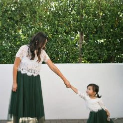 Lucy Paris Mini Vienna Pleated Tulle Skirt