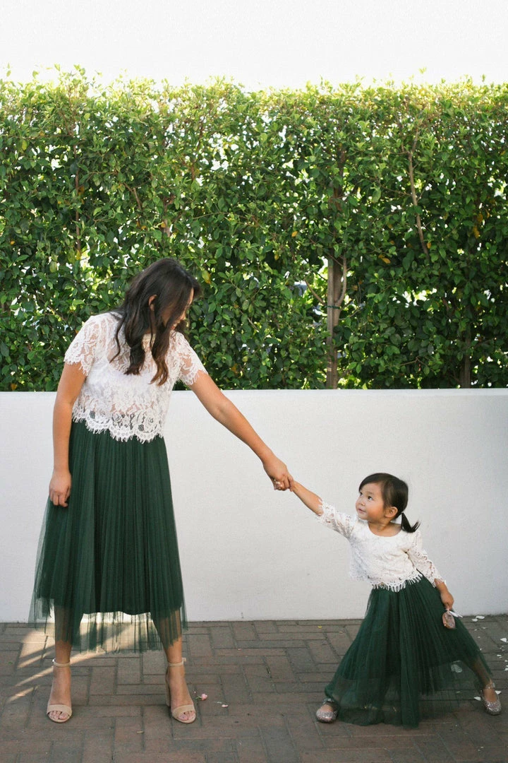 Lucy Paris Mini Vienna Pleated Tulle Skirt