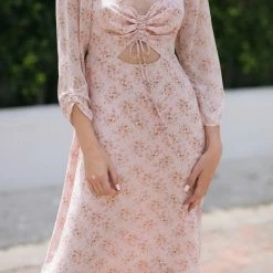 Lush Brianne Cut-Out Midi Dress