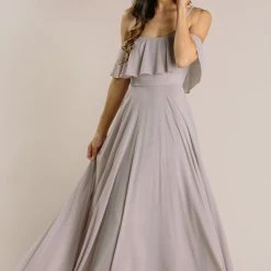 INA Adele Ruffle Maxi Dress Bridal