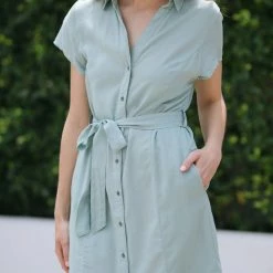 Style Melody Ethel Collared Shirt Dress Work Essentials
