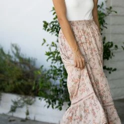 Calista Maternity Friendly Anastasia Tiered Maxi Skirt