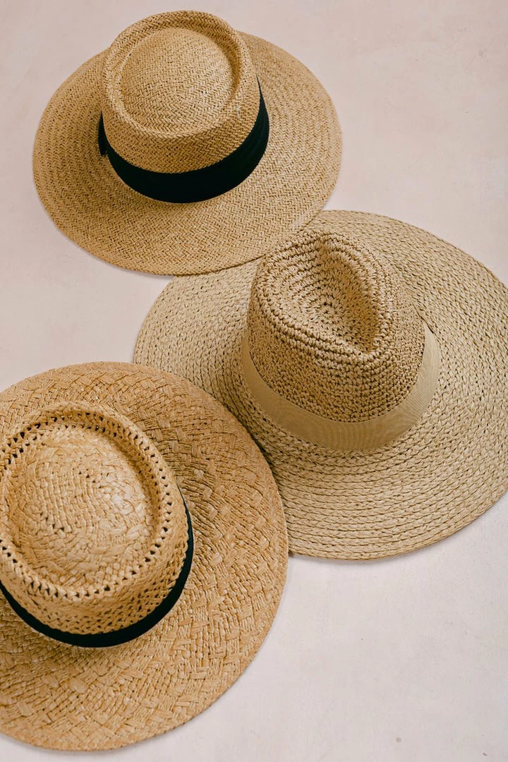 Fame Swim Alice Straw Wide Brim Hat