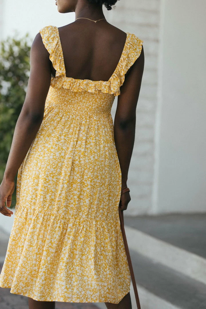 In Loom Sawyer Smocked Ruffled Dress