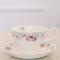 Coastline Imports Claudia Rose Cups And Saucers Kitchen