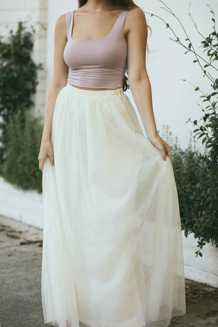 Final Touch Basics Kristen Sleeveless Crop Top