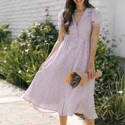 In Loom Clothing Jada Collared Midi Dress