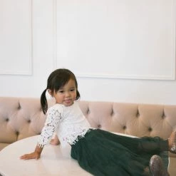 Lucy Paris Mini Vienna Pleated Tulle Skirt