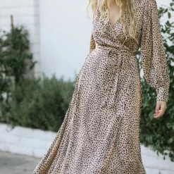 Aakaa Annika Maxi Wrap Dress