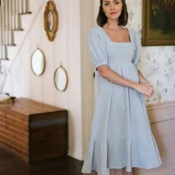 In Loom Best Sellers Belinda Babydoll Midi Dress