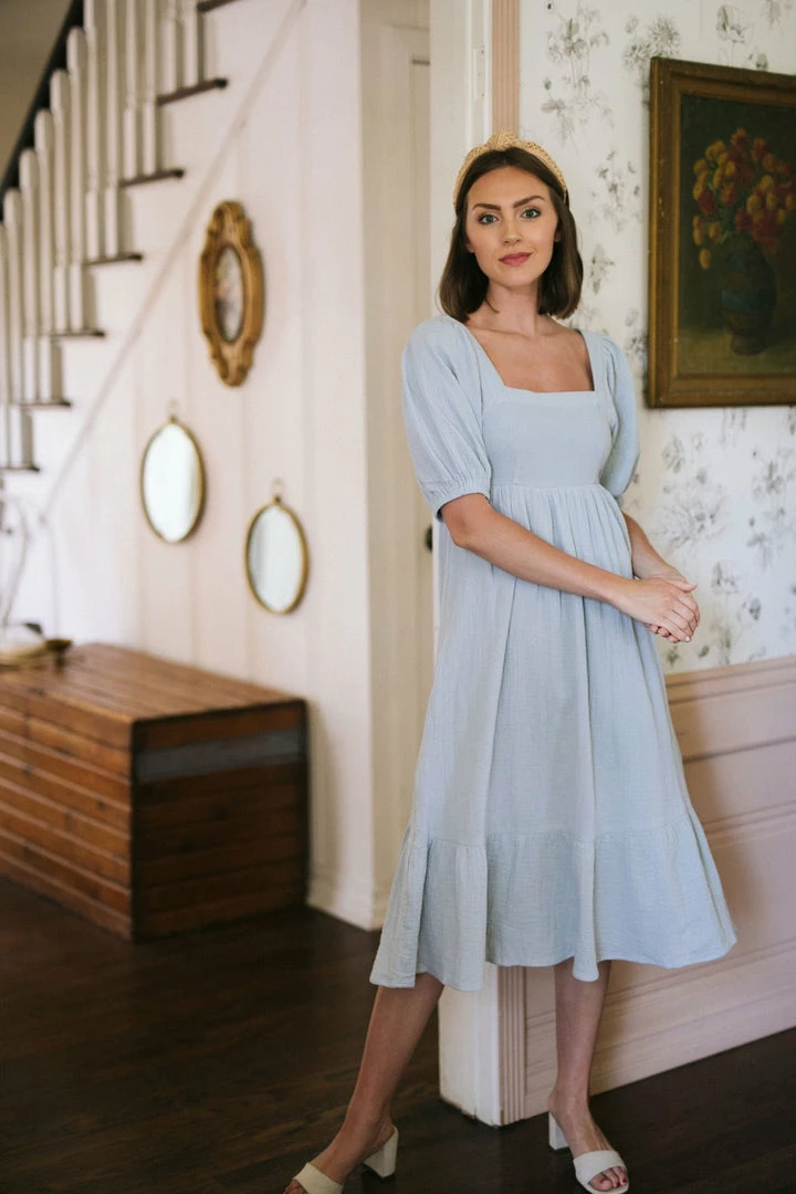 In Loom Best Sellers Belinda Babydoll Midi Dress