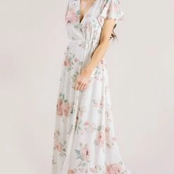 Everly Charlotte Floral Wrap Maxi Dress