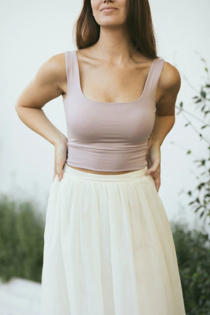 Final Touch Basics Kristen Sleeveless Crop Top