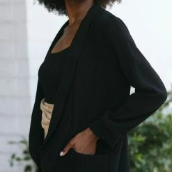 Lush Micah Open Front Blazer