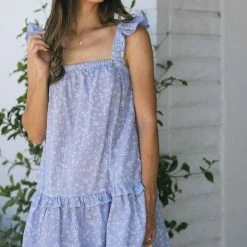 Lush Anne Ruffled Mini Dress