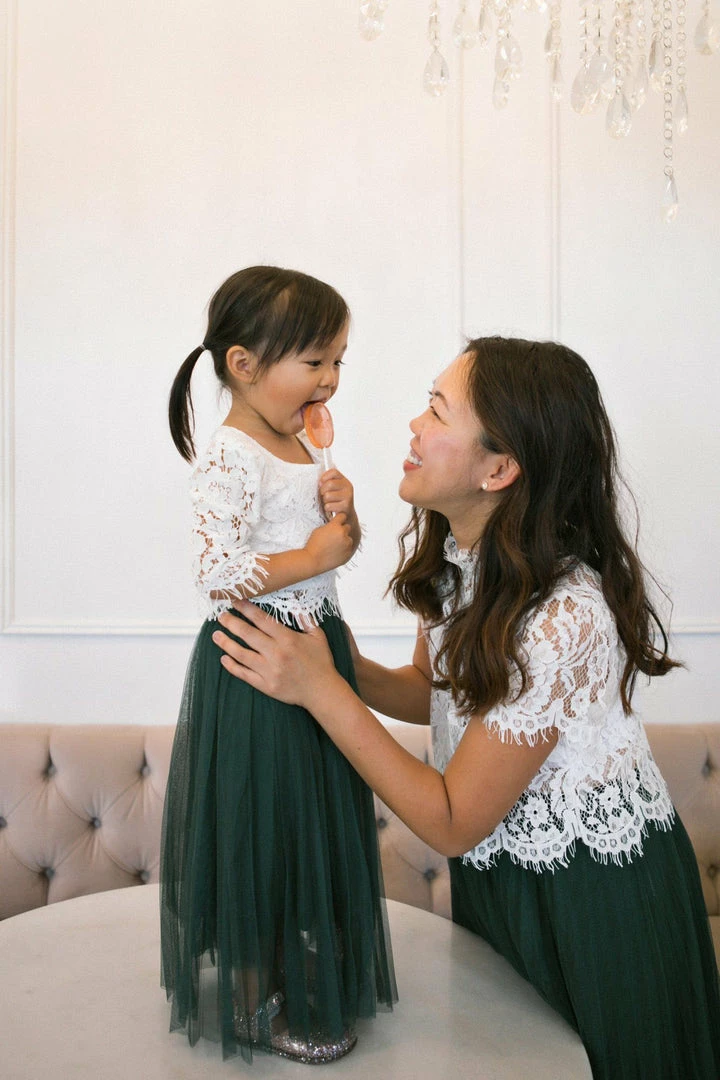 Lucy Paris Mini Vienna Pleated Tulle Skirt