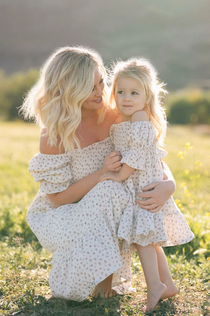 & Merci Mini Adalyn Smocked Dress Kids