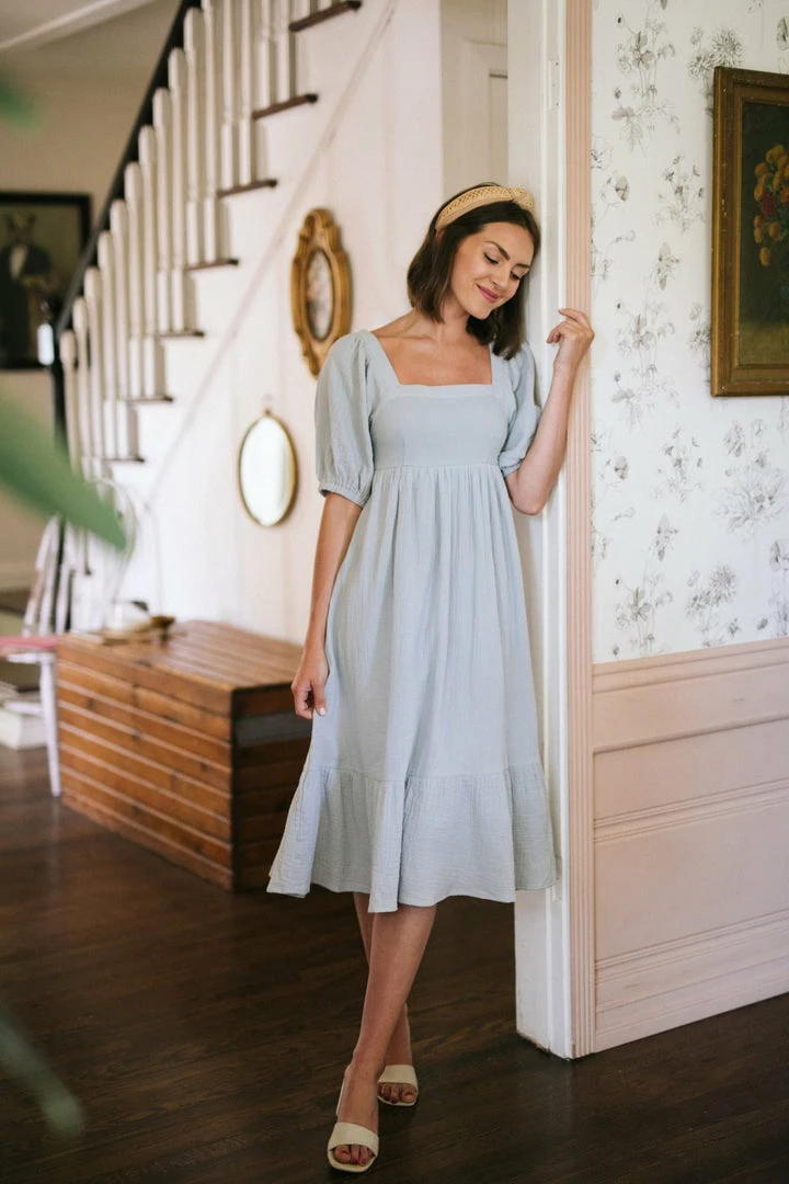 In Loom Best Sellers Belinda Babydoll Midi Dress