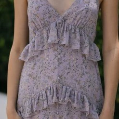 Lush Bridal Chelsea Tiered Ruffle Dress