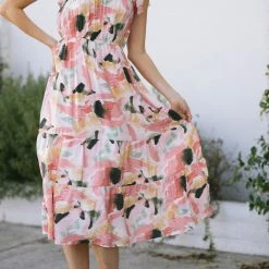 Blu Pepper Nia Tie Shoulder Dress