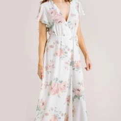 Everly Charlotte Floral Wrap Maxi Dress