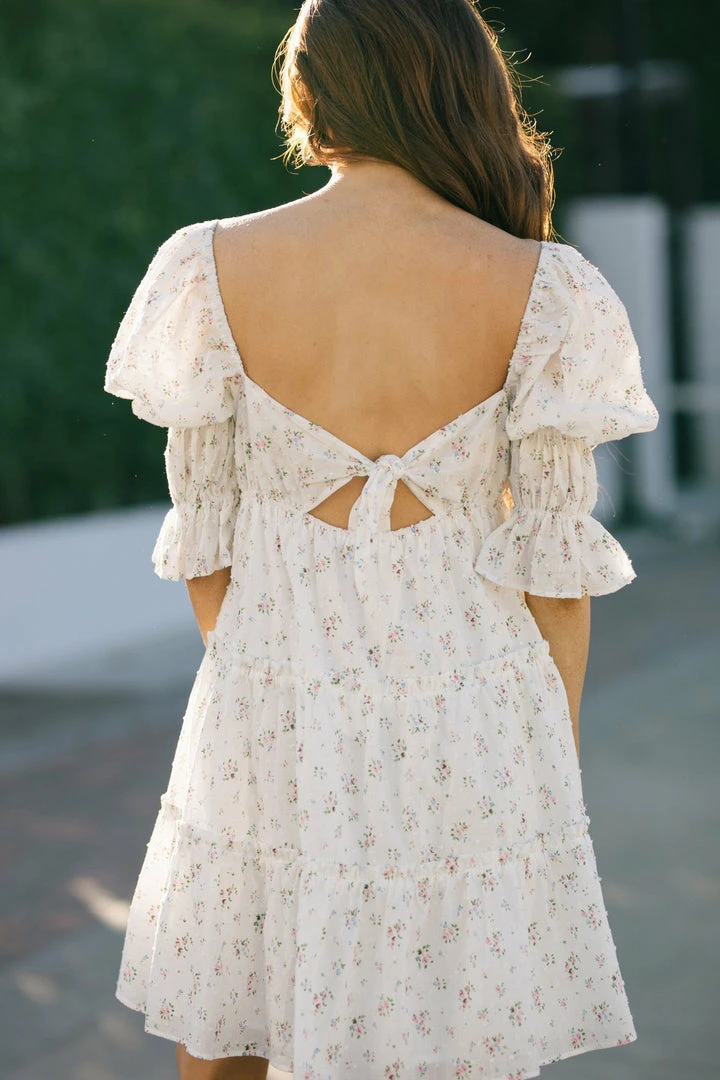 Storia Alexandra Square Neck Mini Dress Best Sellers