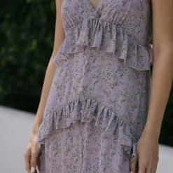 Lush Bridal Chelsea Tiered Ruffle Dress