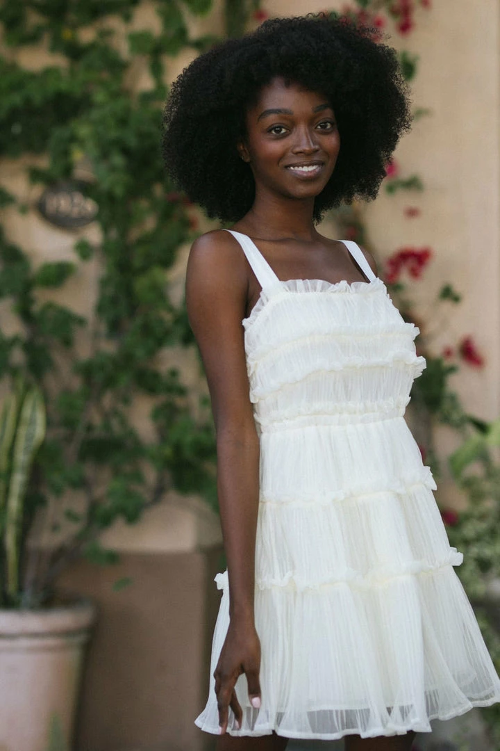 Just Me Alana Tulle Mini Dress