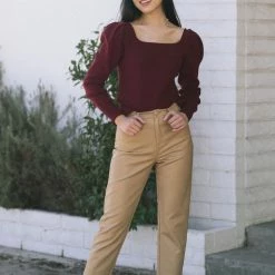 Blue Ivy Emmette Square Neck Sweater Work Essentials